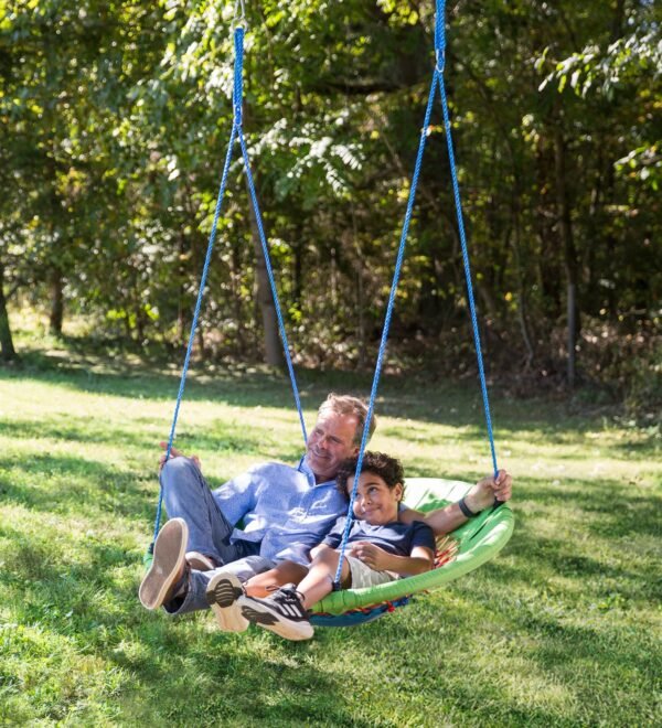 46-Inch Bright Mega  Adjustable Round Bungee Swing - Image 8