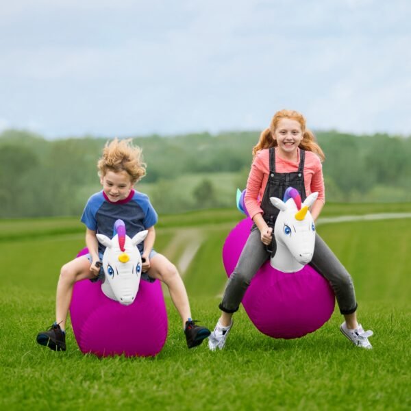 Inflatable Ride-On Hop 'n Go Unicorns - Image 14