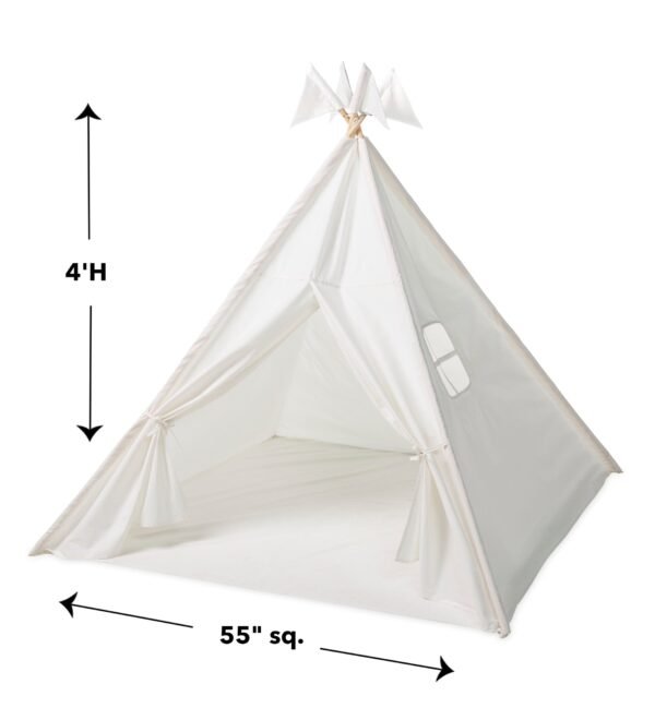 4-Foot Indoor Play Tent with Light - Image 4