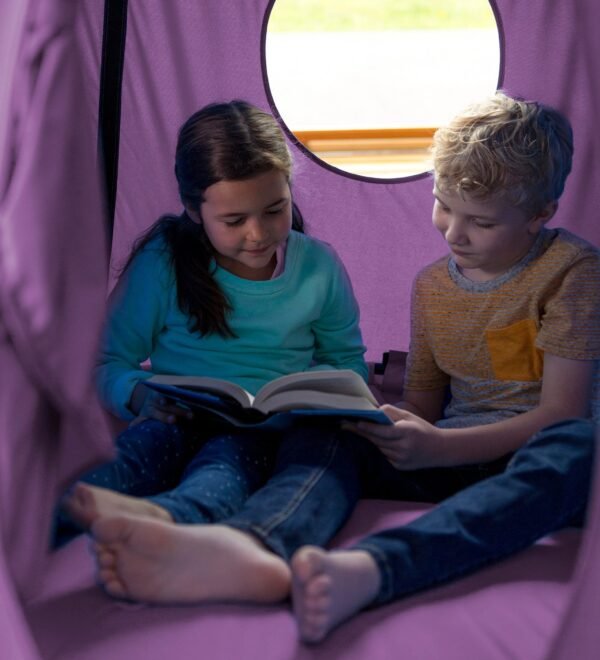 HangOut Nylon Hanging Tent and Family HangOut Stand Set - Image 5