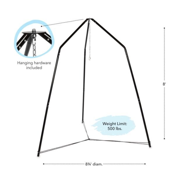 HangOut Nylon Hanging Tent and Family HangOut Stand Set - Image 4