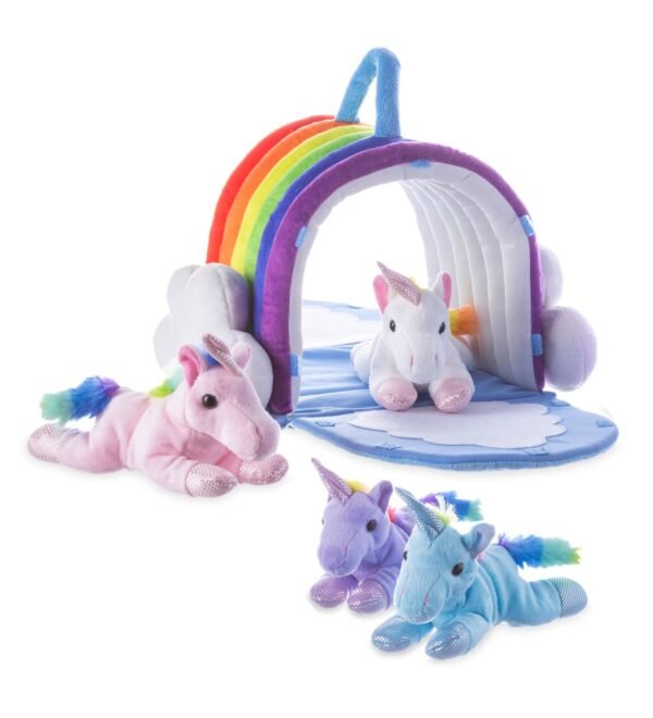 Plush Rainbow Unicorn Play Set - Image 5