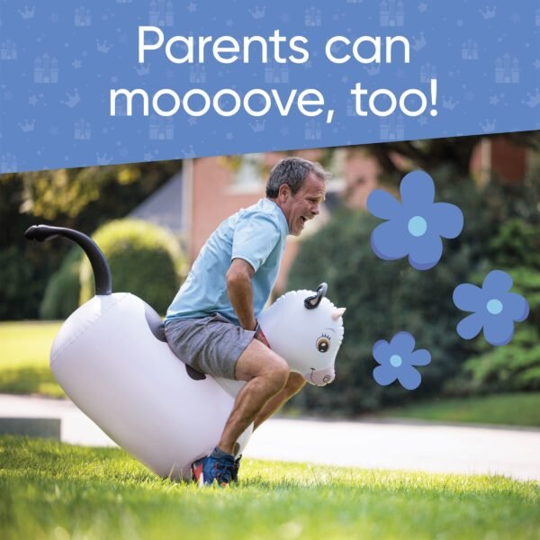 Inflatable Ride-On Hop 'n Go Makin’ Mooves Cow - Image 7