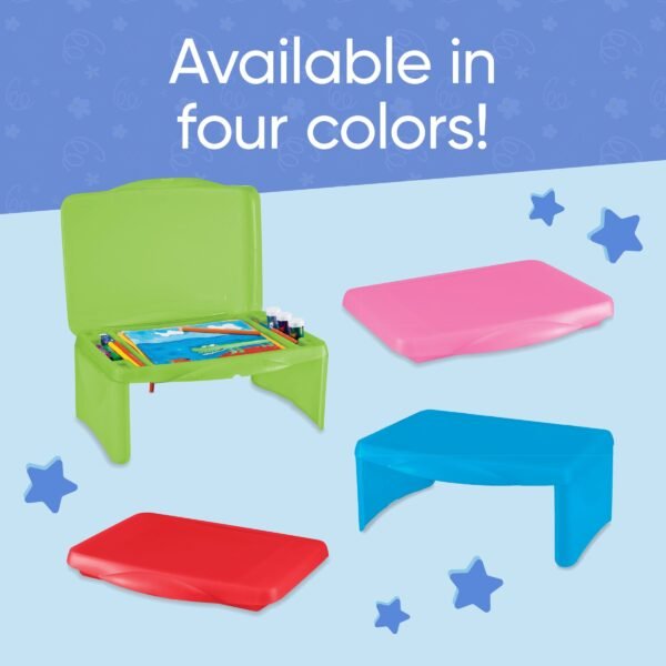 Portable Folding Lap Desk With Storage Activity Tray - Image 15