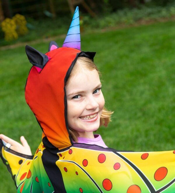Rainbow Butterfly Unicorn Wings Costume - Image 2