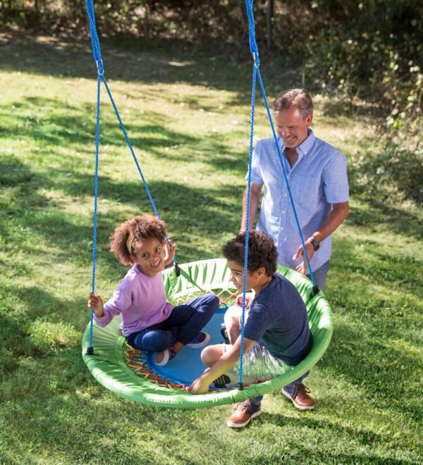 46-Inch Bright Mega  Adjustable Round Bungee Swing - Image 3