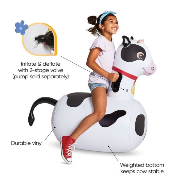 Inflatable Ride-On Hop 'n Go Makin’ Mooves Cow - Image 5