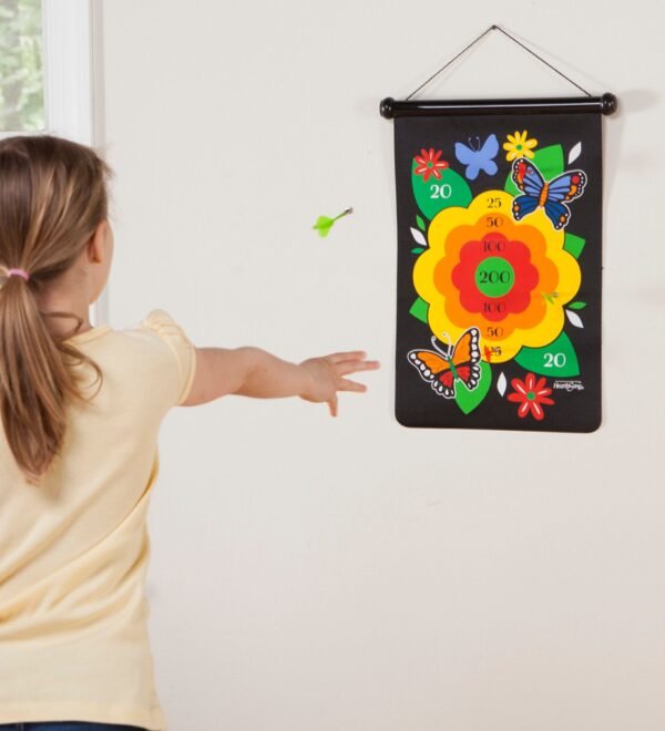 Double-Sided Magnetic Canvas Target Darts Game - Image 4