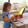 15-Piece Ladybug-Themed Tin Tea Set - Image 2