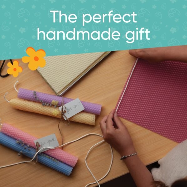 DIY Natural Beeswax Candle Making Kit - Image 6