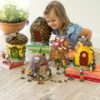 Fairy Village Set with 5 Houses and 10 Fairies - Image 9