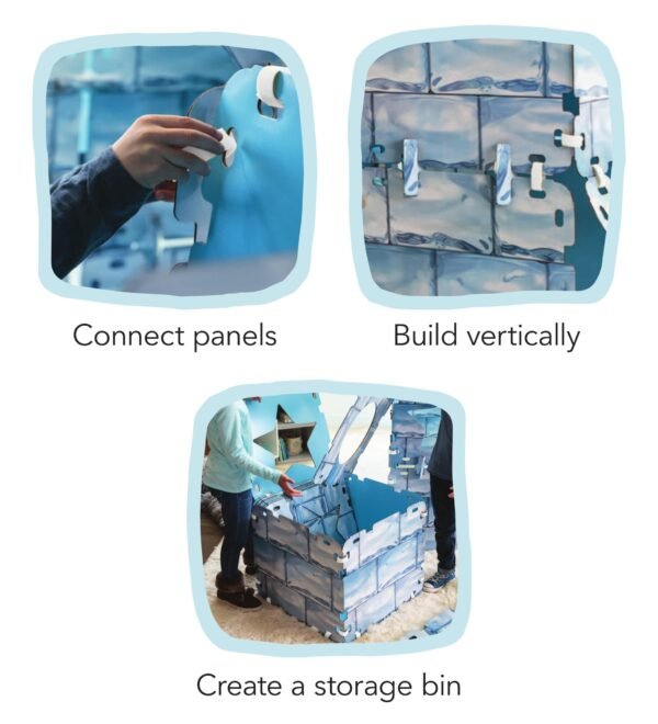 16-Panel Frozen Igloo Fantasy Forts Kit - Image 5