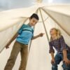 7-Foot Cotton Canvas Indoor and Outdoor Tent - Image 7