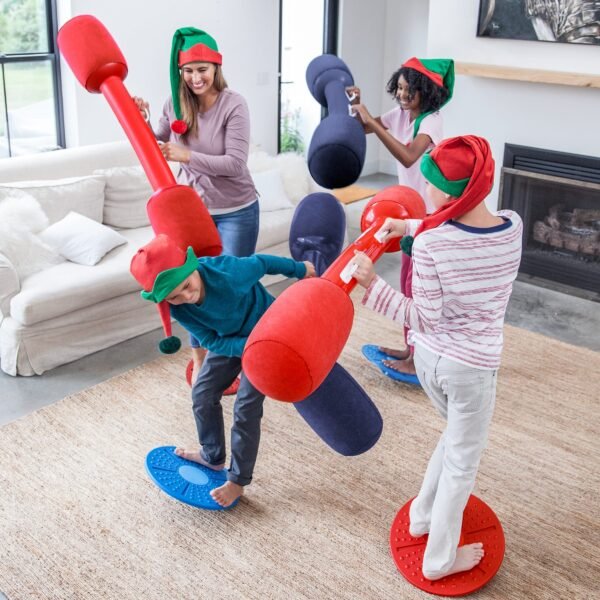 Balance Jousting Set with Inflatable Boppers - Image 2