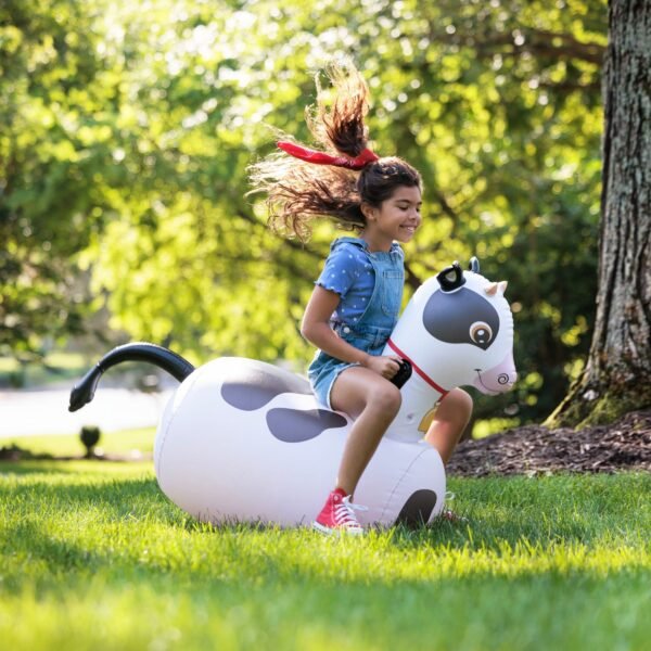 Inflatable Ride-On Hop 'n Go Makin’ Mooves Cow