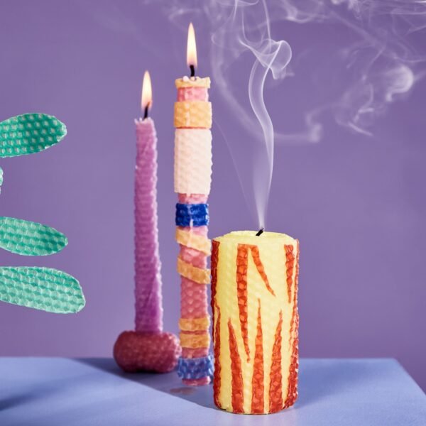 DIY Natural Beeswax Candle Making Kit - Image 9