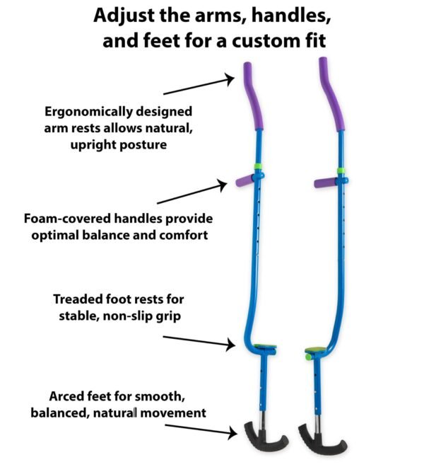 Adjustable Ergonomic Amazing Feats Kids Stilts - Image 5