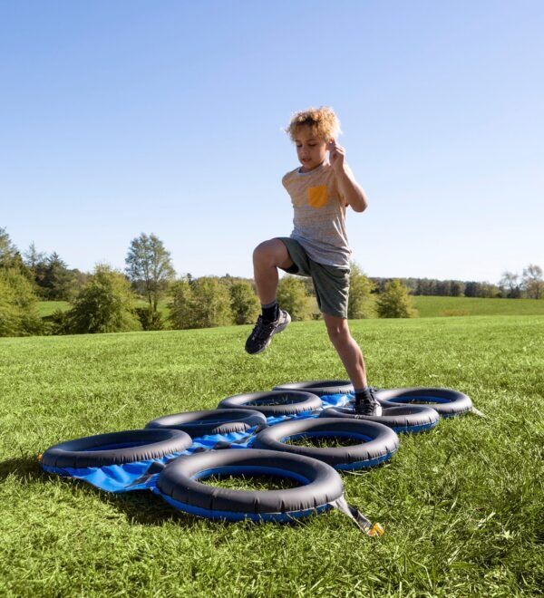 58-Inch Inflatable Tire Run with Sprinkler - Image 2