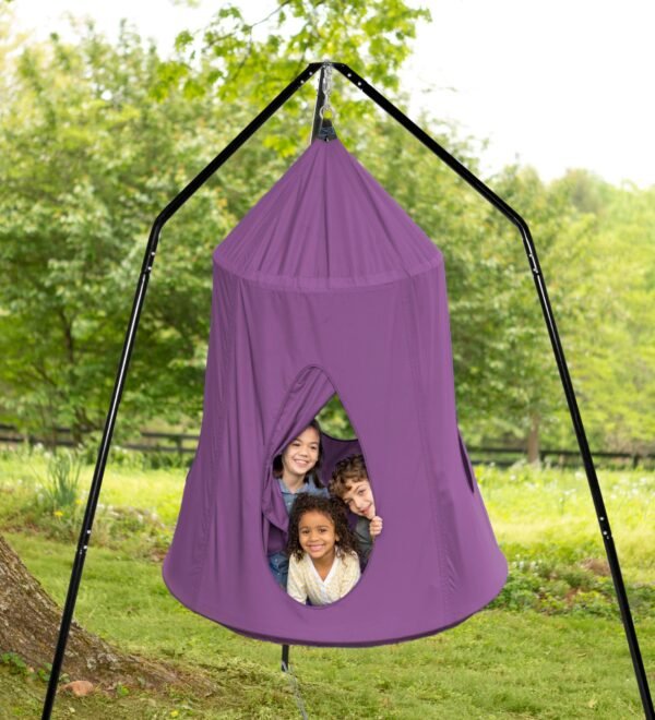 HangOut Nylon Hanging Tent and Family HangOut Stand Set