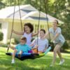 60-Inch Colorful Super Rectangular Platform Swing - Image 2