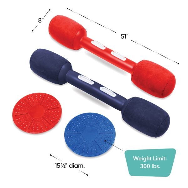 Balance Jousting Set with Inflatable Boppers - Image 3