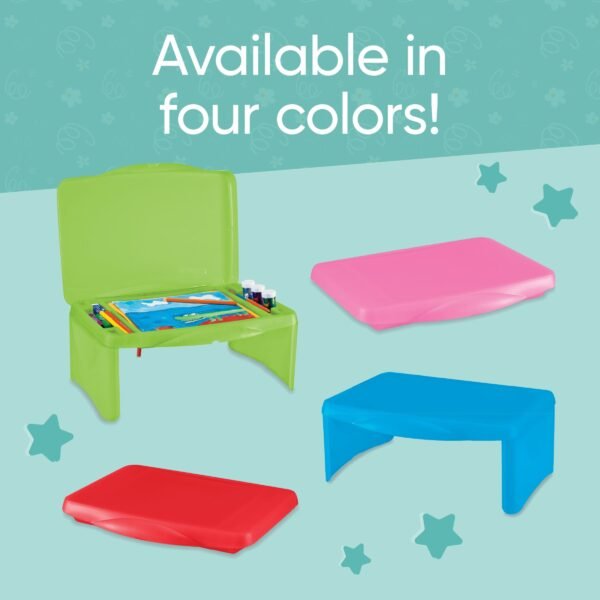 Portable Folding Lap Desk With Storage Activity Tray - Image 29