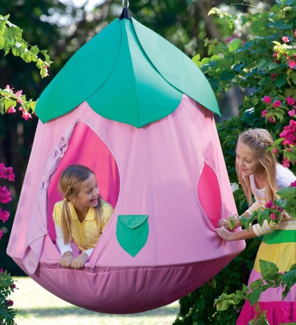 HangOut Nylon Hanging Tent and Crescent Stand Set - Image 2