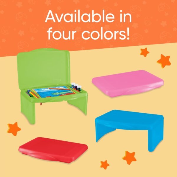 Portable Folding Lap Desk With Storage Activity Tray - Image 8