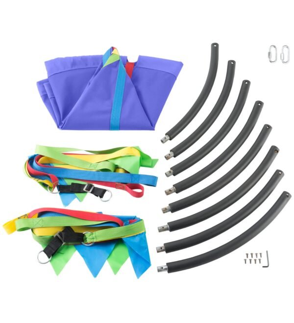 58-Inch Rainbow Flag Round Swing - Image 6