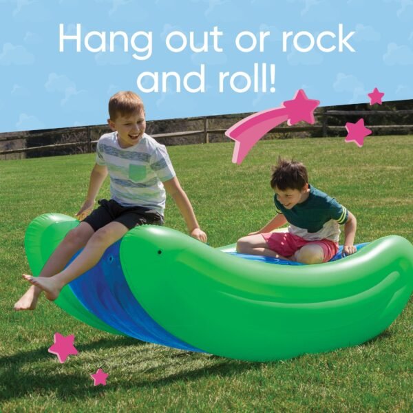 Rock With It! Giant 6-Foot Inflatable Curved Rocker - Image 3