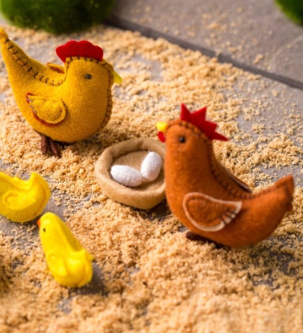 Felt Chickens Play Set - Image 5