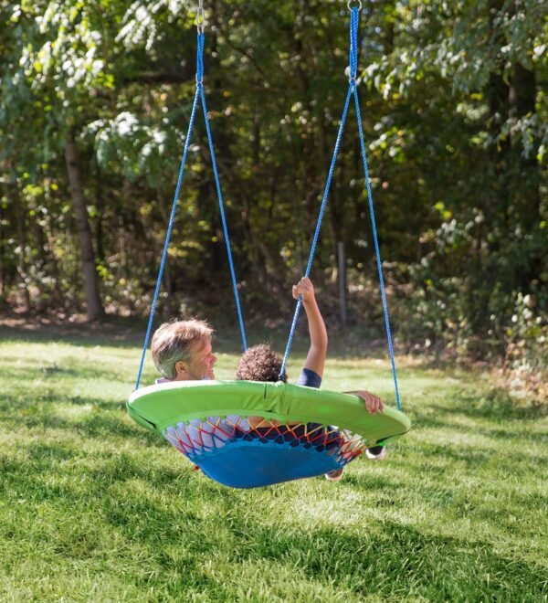 46-Inch Bright Mega  Adjustable Round Bungee Swing - Image 9