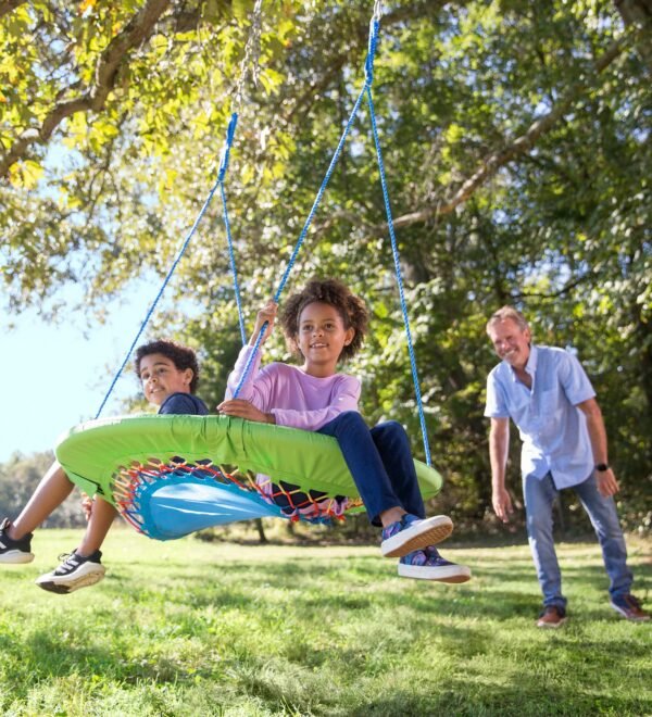 46-Inch Bright Mega  Adjustable Round Bungee Swing - Image 10